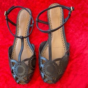 🖤TORY BURCH ALEXA T-STRAP FLAT🖤